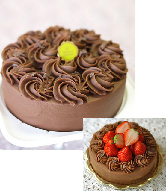 さつまいものチョコクリームケーキ